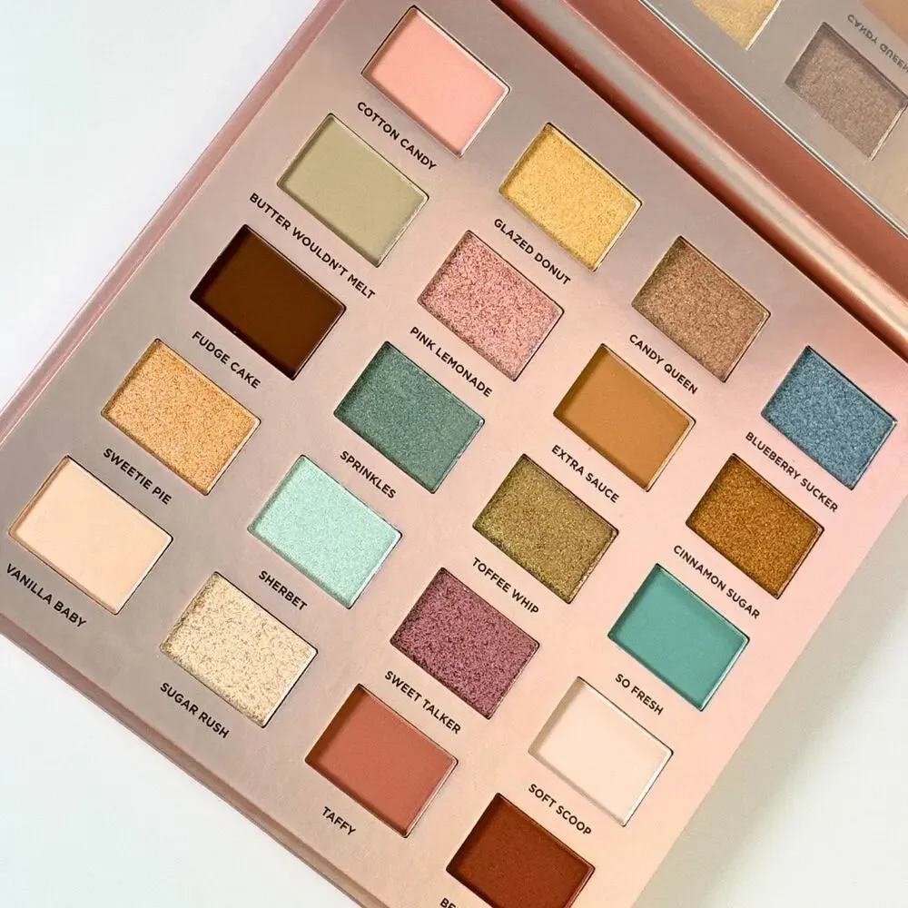 NEW Iconic London Treat‎ Yourself Eyeshadow Palette 20 Shade Pastel Glam Beauty